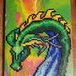 Dragon Perler Art